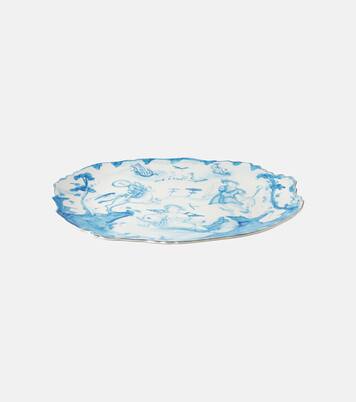 x Diesel Living Classics on Acid porcelain tray | Seletti