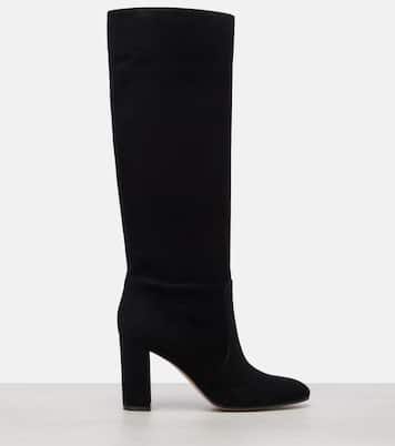 Glen 85 suede knee-high boots | Gianvito Rossi
