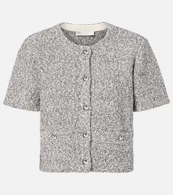 Cropped tweed top | Tory Burch