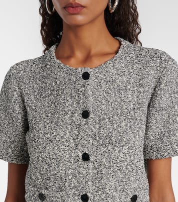 Cropped tweed top | Tory Burch
