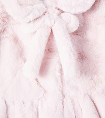 Baby bow-detail coat | Monnalisa