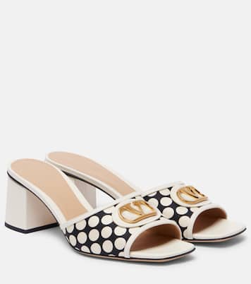 VLogo polka-dot mules | Valentino Garavani
