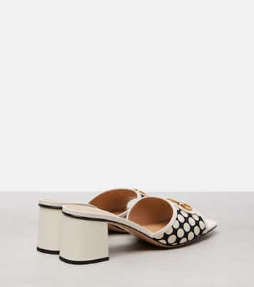 VLogo polka-dot mules | Valentino Garavani