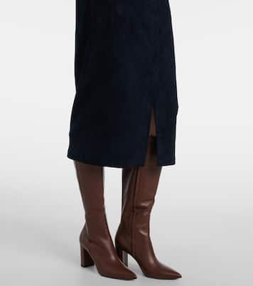 Robe chemise Becky en daim | Stouls