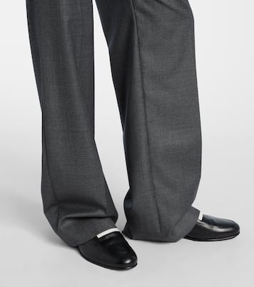 Gerade High-Rise-Hose aus Wolle | Givenchy