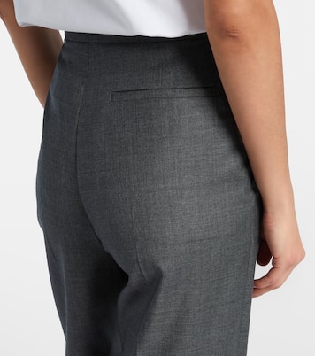 Gerade High-Rise-Hose aus Wolle | Givenchy