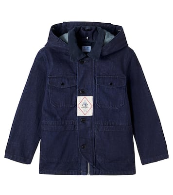Chaqueta de denim de algodón con logo | C.P. Company Kids