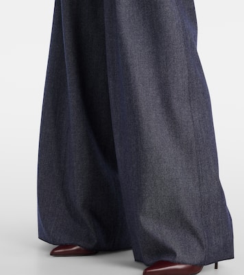 Weite Hose Baden aus Schurwolle | Max Mara