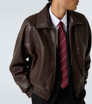 Bomber in pelle | Saint Laurent