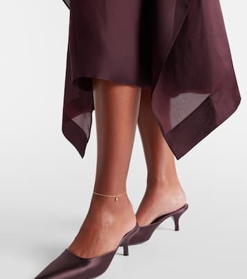 Fußkettchen aus 18kt Gelbgold (750/1000) mit Diamant | Anita Ko