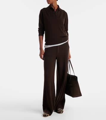 Wool and cashmere polo sweater | Jardin des Orangers