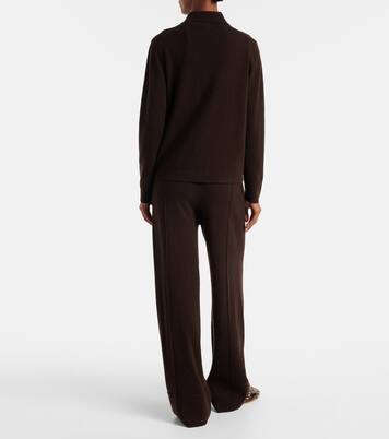 Wool and cashmere polo sweater | Jardin des Orangers