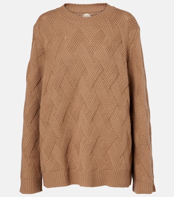 Oversized wool and cashmere sweater  | Jardin des Orangers