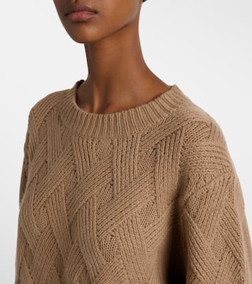 Oversized wool and cashmere sweater  | Jardin des Orangers