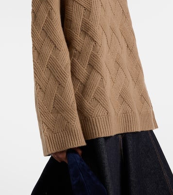 Oversized wool and cashmere sweater  | Jardin des Orangers