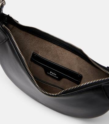 Polo ID Mini studded leather shoulder bag | Polo Ralph Lauren