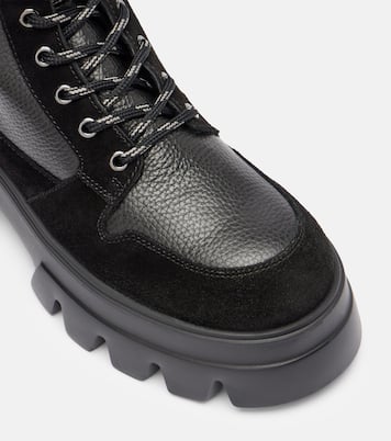 Schnürstiefel Sapporo aus Leder mit Veloursleder | Bogner