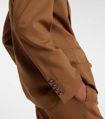 Double-breasted wool-blend blazer | Etro