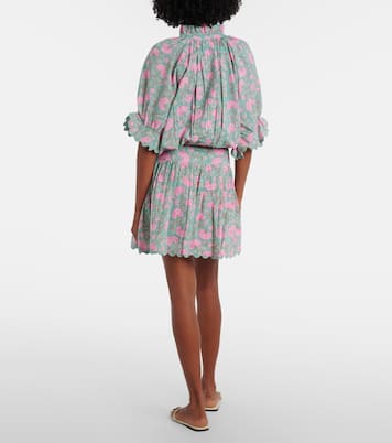 Floral cotton minidress | Juliet Dunn