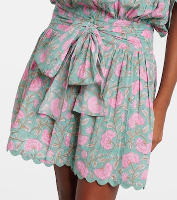 Floral cotton minidress | Juliet Dunn