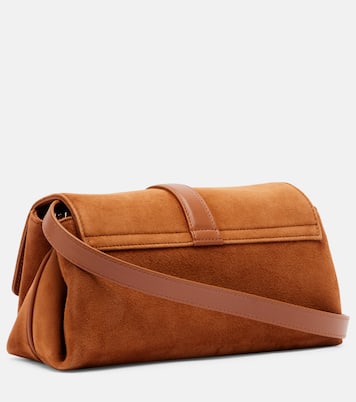 Flap Small suede shoulder bag | Ferragamo