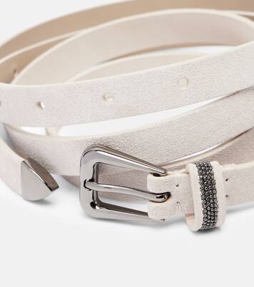 Ceinture Monili en daim | Brunello Cucinelli
