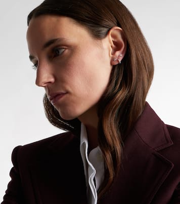 Einzelner Ohrring aus 18kt Weißgold (750/1000) mit Diamant | Maria Tash