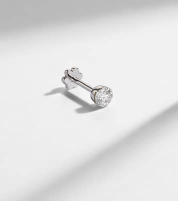 Einzelner Ohrring aus 18kt Weißgold (750/1000) mit Diamant | Maria Tash