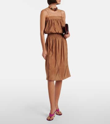 Sandalen Opyum aus Satin | Saint Laurent