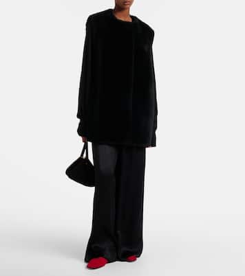 Pantalon ample en satin | Toteme