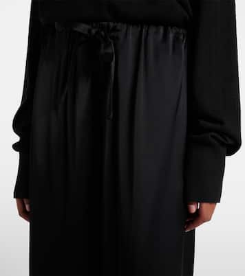 Pantalon ample en satin | Toteme