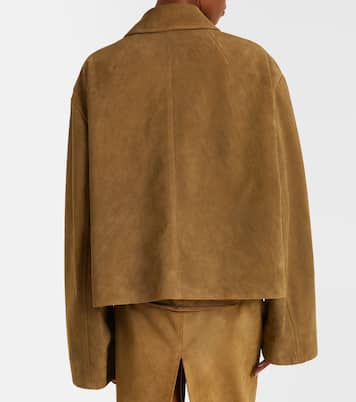 جاكيت من الجلد السويدي Blixa | Rick Owens