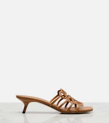 Pantoletten Petal Anagram 45 aus Leder | Loewe