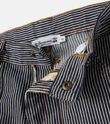 Levon striped denim shorts | Bonpoint