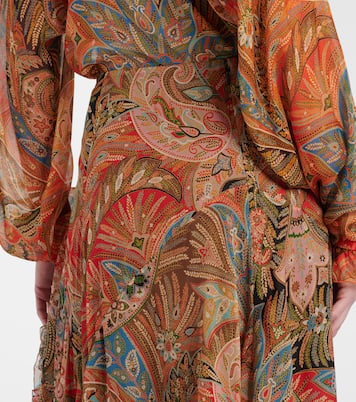 Jupe longue imprimée en soie | Etro