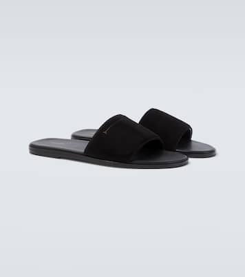 Pantoletten aus Veloursleder | Tom Ford