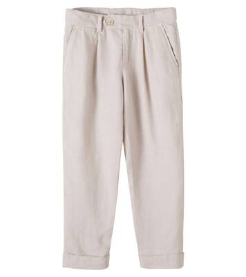 Pantalon en lin | Brunello Cucinelli Kids