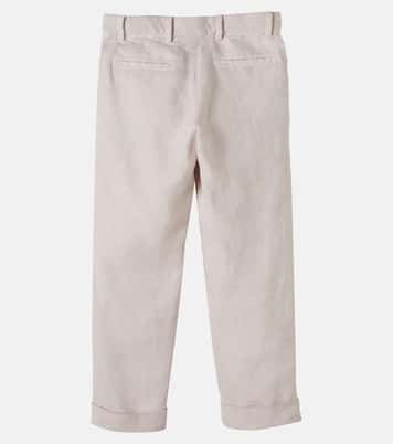 Pantalon en lin | Brunello Cucinelli Kids