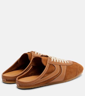 Sneakers in suede con pelle | Dries Van Noten