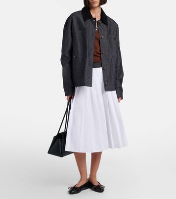 Leather ballet flats | Prada