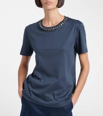 T-shirt Bingo in misto cotone con decorazioni | 'S Max Mara