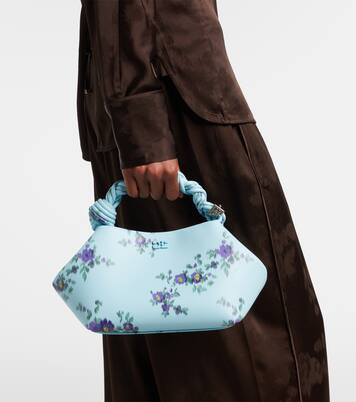 Bou Small floral top-handle bag | Ganni