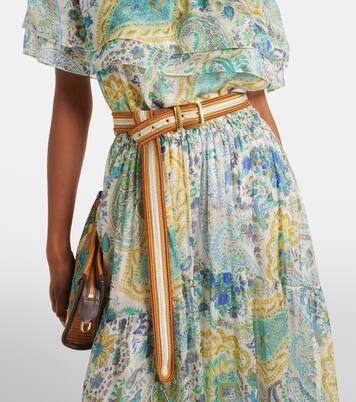 Striped woven belt | Etro