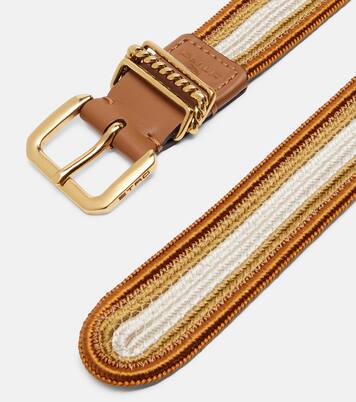 Striped woven belt | Etro