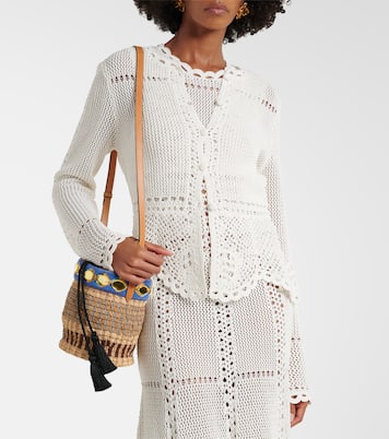 Crochet cotton cardigan | Erdem