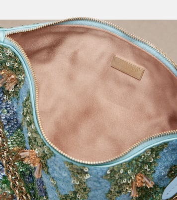Tote Callie Small aus Brokat | Jimmy Choo