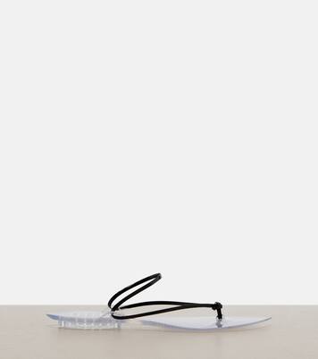 Invisible leather thong sandals | Alaïa