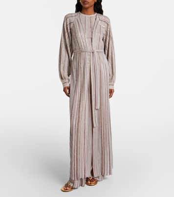 Striped lamé wrap cardigan | Missoni