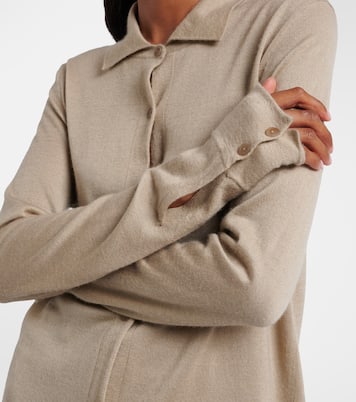Ocari knitted cashmere and silk shirt | The Row