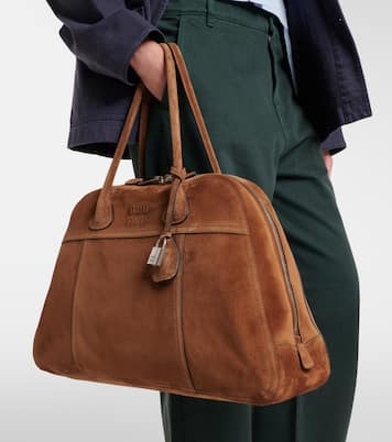 Vivant suede bowling bag | Miu Miu